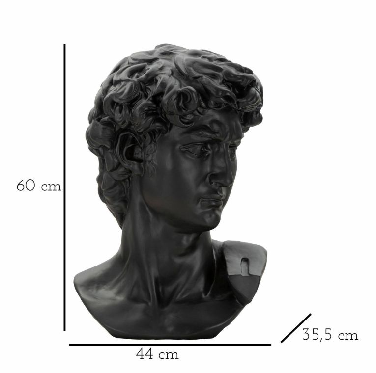 Statua Acquerello, 44x36 h60 cm, Nero