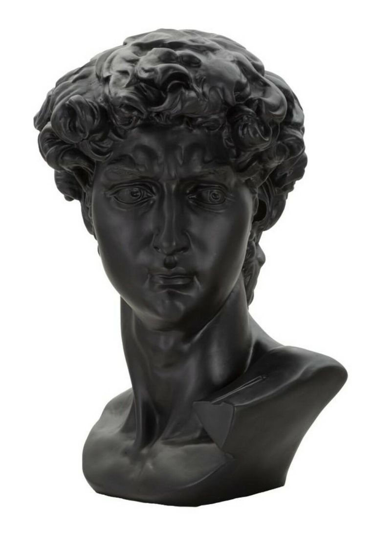 Statua Acquerello, 44x36 h60 cm, Nero