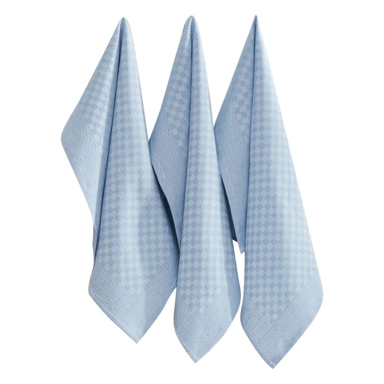 Strofinaccio Azzurro Lavabile in Lavatrice si 40° 10 Pezzi 40x60 cm, - Niga