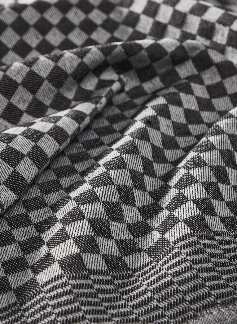 Strofinaccio Nero Antracite Lavabile in Lavatrice si 40° 10 Pezzi 40x60 cm, Sfumatura Colore Struttura Antracite - Niga