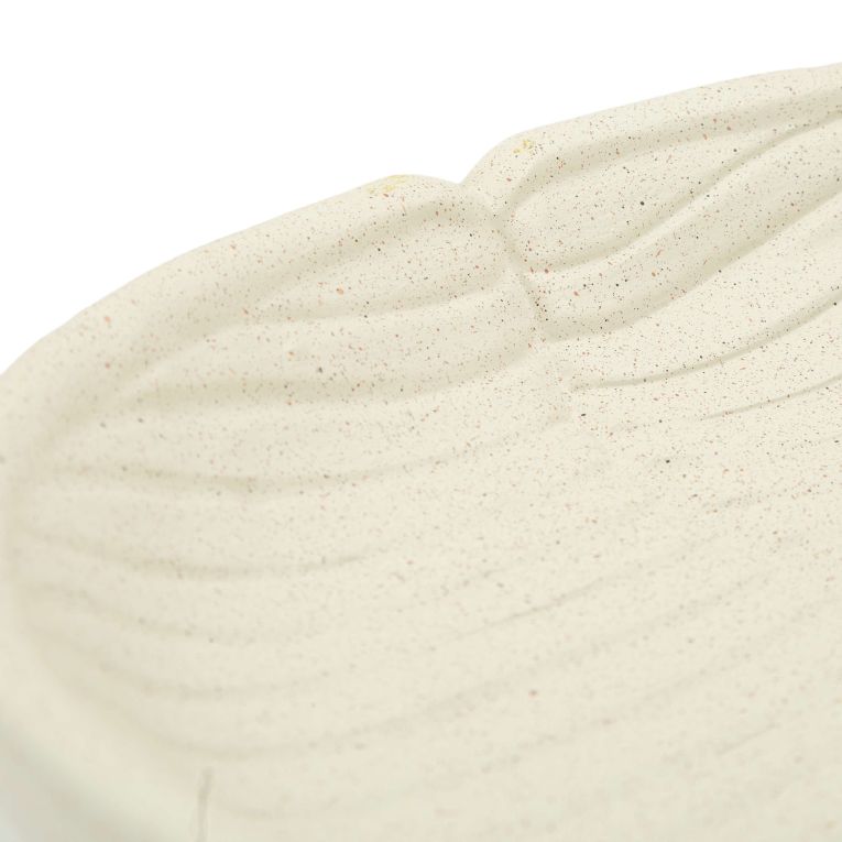 Svuotatasche Bianco Crema Effetto Pietra Sfumatura Colore Struttura Crema - Fane