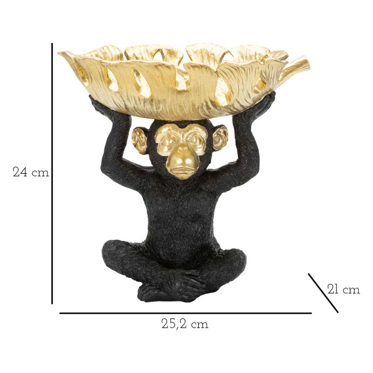 Svuotatasche oro Nero Colore Struttura Nero - Balote