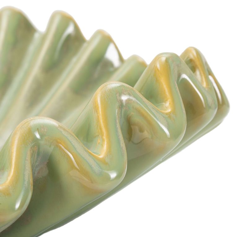 Svuotatasche Verde oro Effetto Vetro Soffiato Colore Struttura oro, - Fapamati