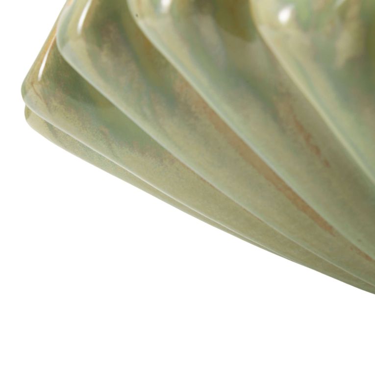 Svuotatasche Verde oro Effetto Vetro Soffiato Colore Struttura oro, - Fapamati