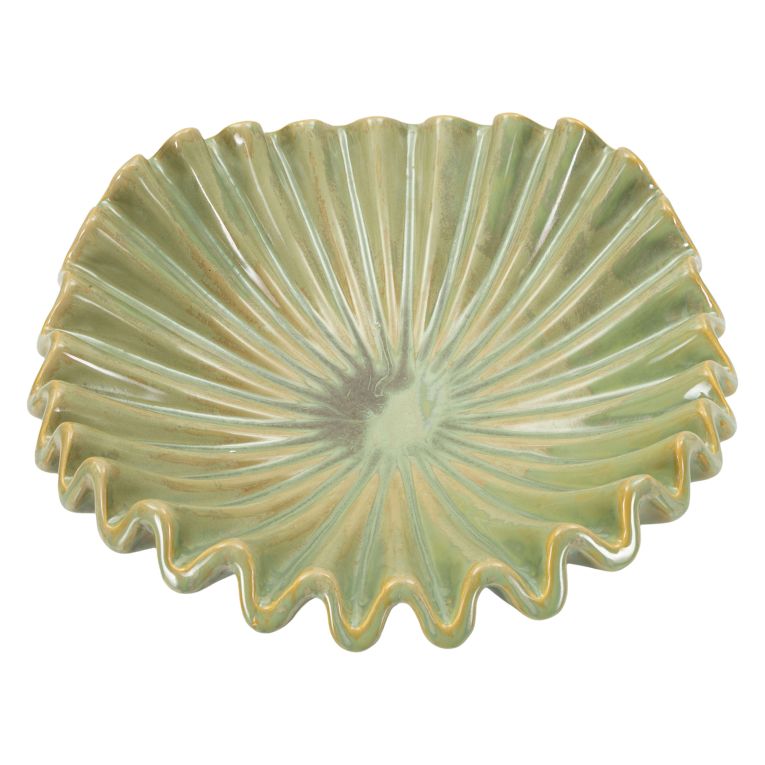 Svuotatasche Verde oro Effetto Vetro Soffiato Colore Struttura oro, - Fapamati
