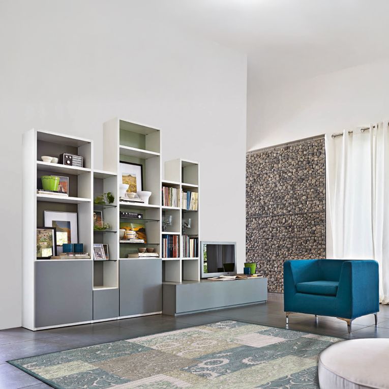 Tappeto Beige blu Punti 820000 m2 Pelo 100% Viscosa Ciniglia Forma Rettangolare 200x140 cm, Antiscivolo - Lasoma