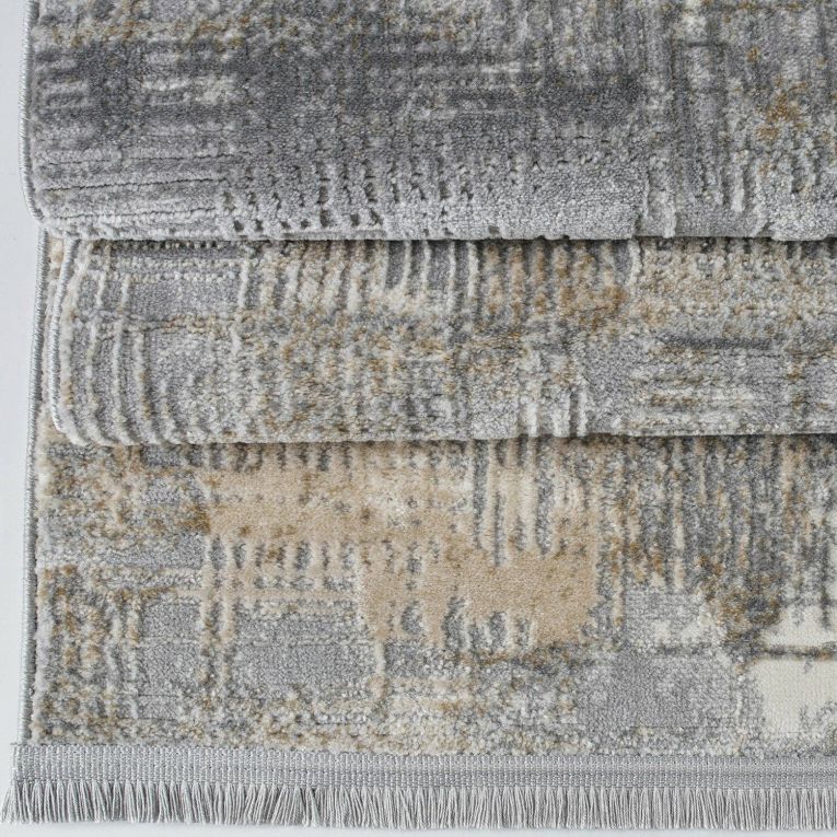 Tappeto Bellefontaine, Grigio e Beige, 200x290 cm