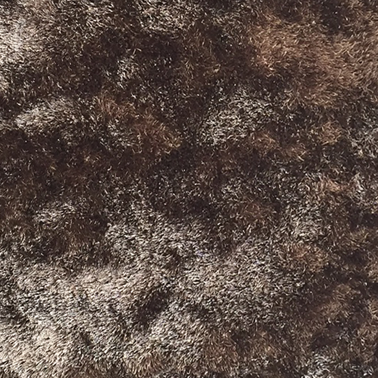 Tappeto Bronzo Altezza Pelo 35 mm 100% Poliestere Forma Quadrato 67x67 cm, Adatto a Riscaldamento a Pavimento - Latisa
