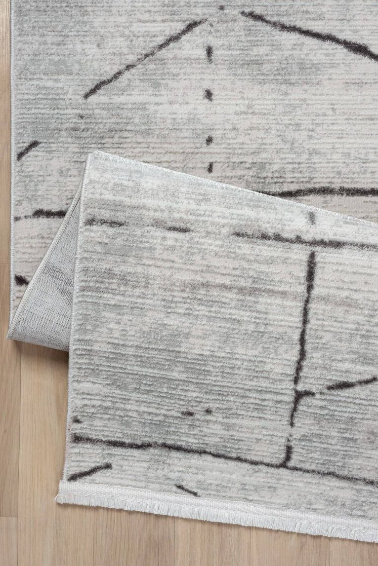 Tappeto Chillicothe, Grigio, 120x180 cm
