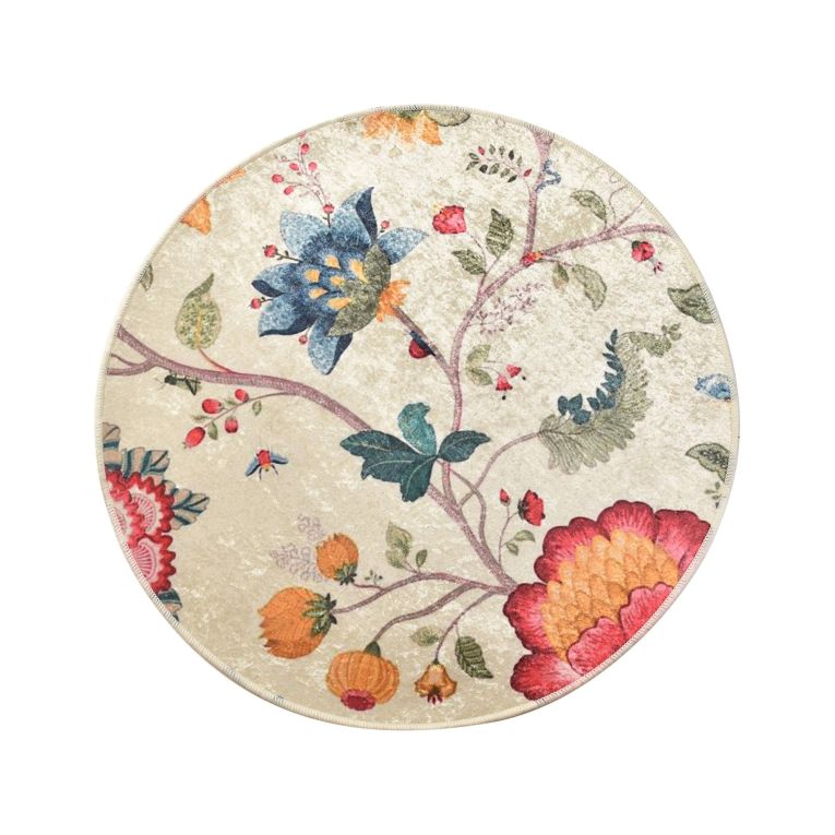 Tappeto da bagno Albano, Tappetino per bagno, Scendibagno, Pedana da bagno, Multicolore, 100x100 cm