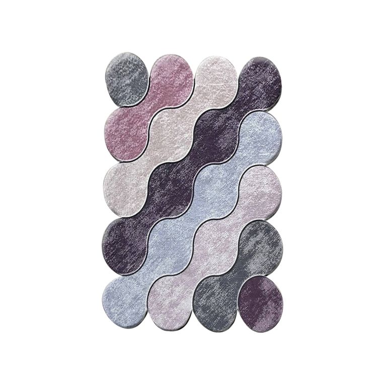 Tappeto da bagno Anderson, 120x70 cm, Viola