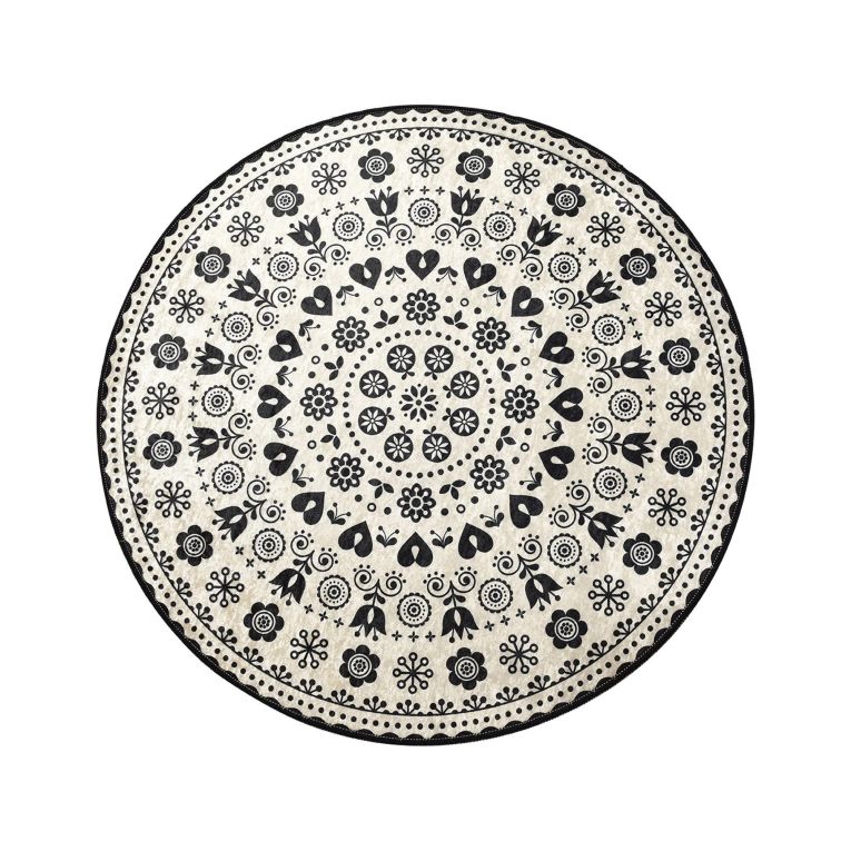 Tappeto da bagno Medina, 100x100 cm, Multicolore