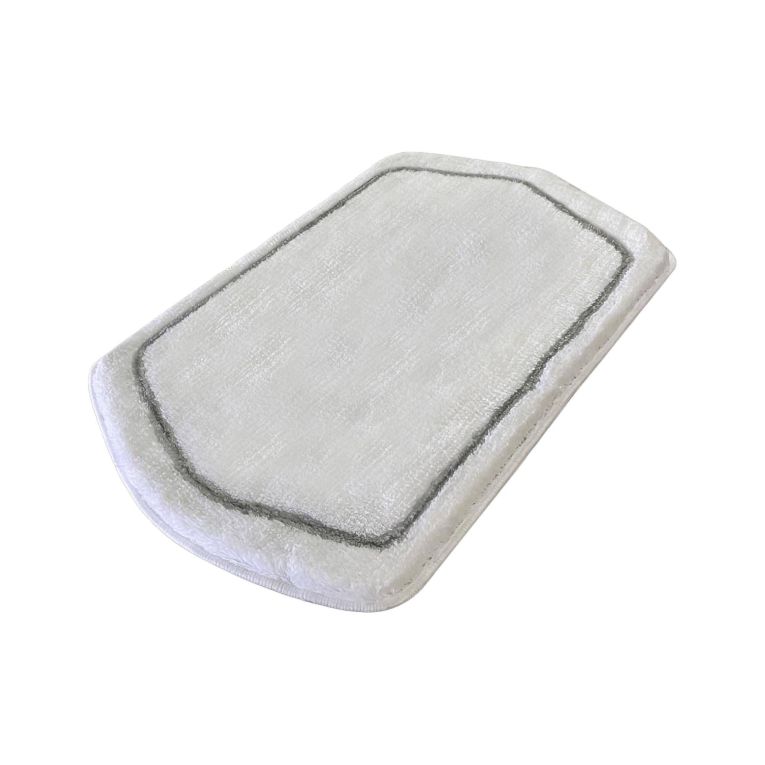Tappeto da bagno Olmsted Falls, 120x70 cm, Bianco