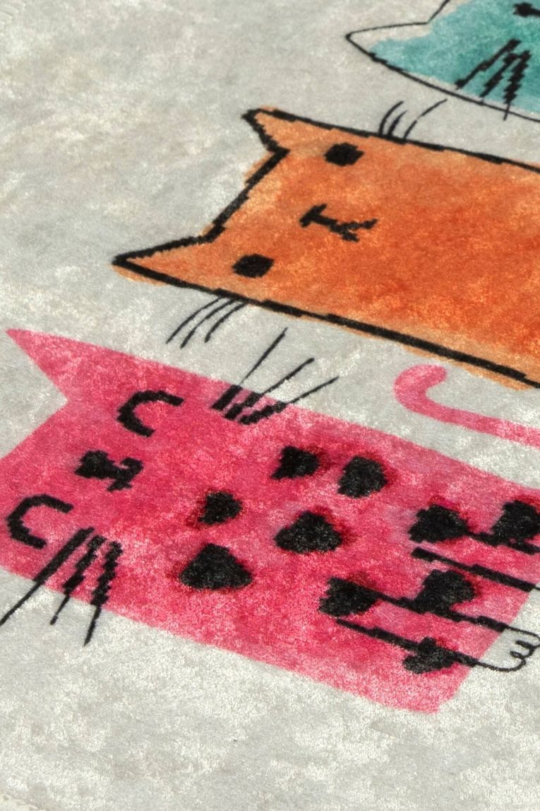Tappeto da bagno Owensboro, 60x40 cm, Eleganza felina