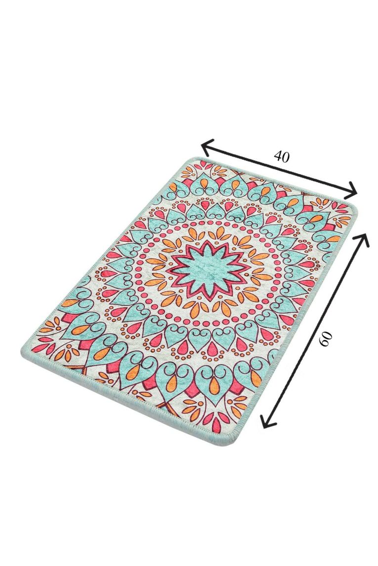 Tappeto da bagno Owensboro, 60x40 cm, Mandala chic