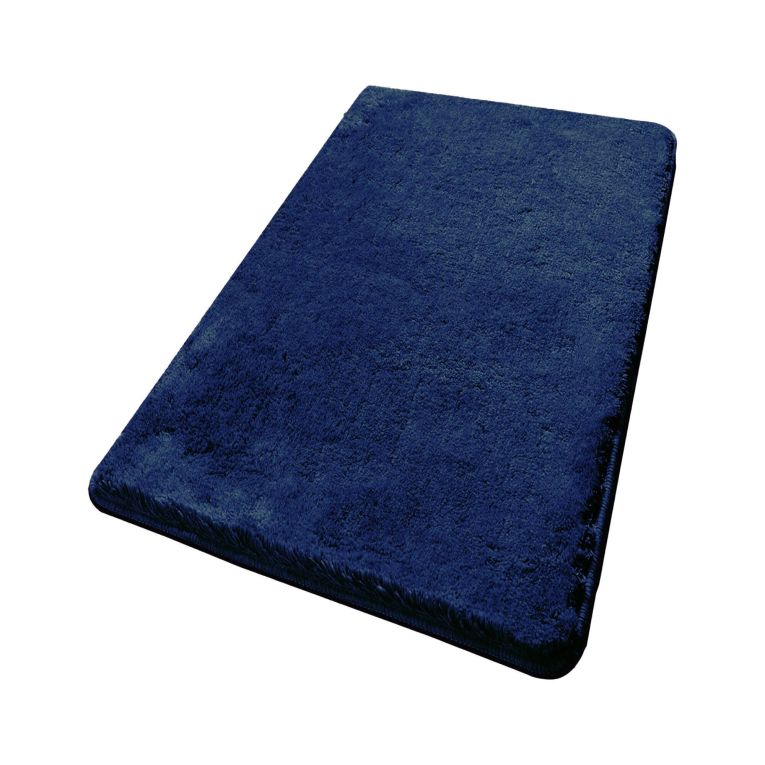 Tappeto da bagno Shelby, 140x80 cm, Blu