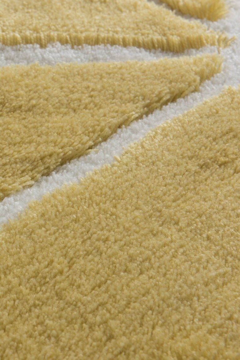 Tappeto da bagno Strongsville, 100x60 cm, Giallo