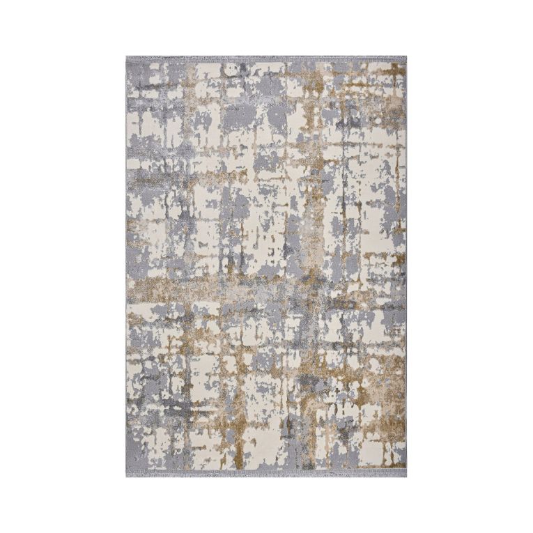 Tappeto Delaware, Grigio e Beige, 120x200 cm