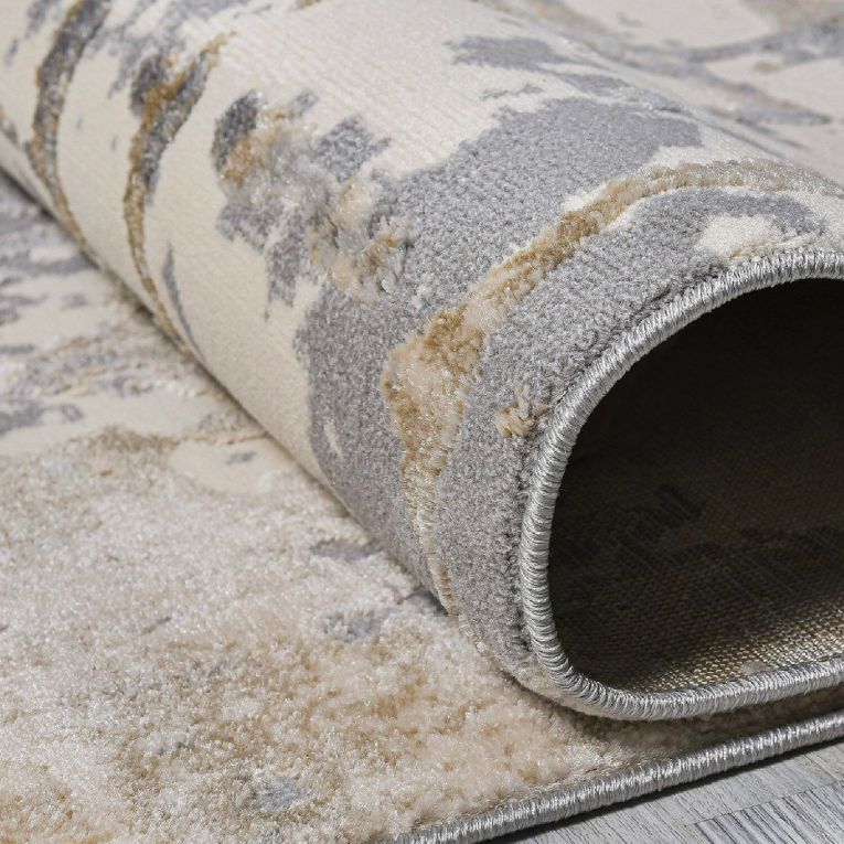 Tappeto Delaware, Grigio e Beige, 120x200 cm