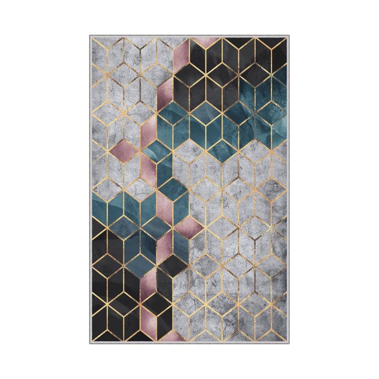 Tappeto Garlasco, Stuoia, Passatoia, Scendiletto, Multicolore, 50x80 cm