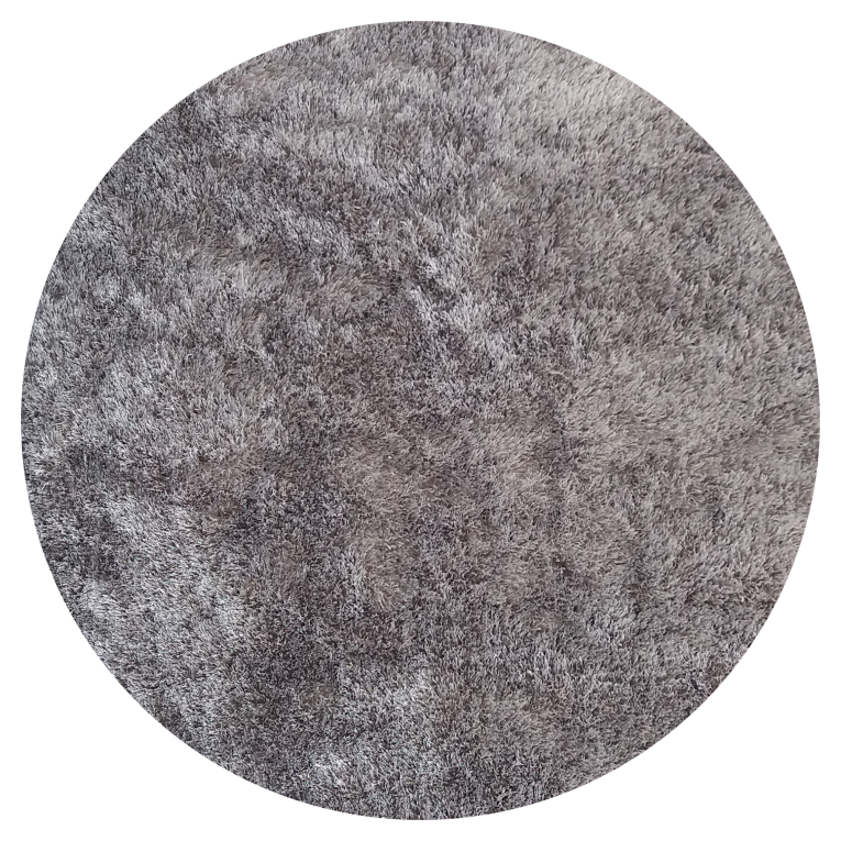 Tappeto Grigio Altezza Pelo 35 mm 100% Poliestere Forma Quadrato 67x67 cm, Adatto a Riscaldamento a Pavimento - Latisa