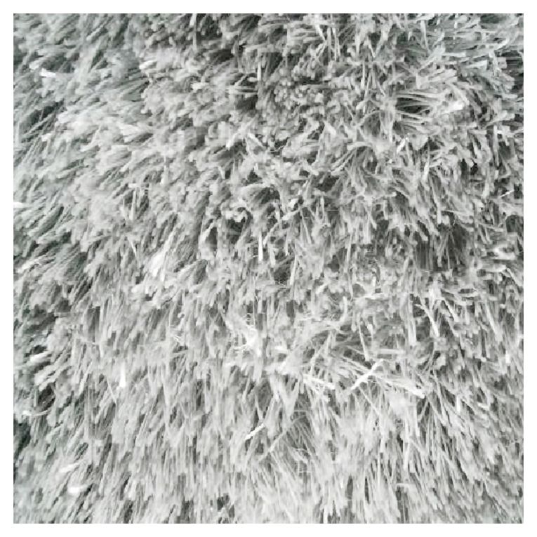 Tappeto Grigio Altezza Pelo 35 mm 100% Poliestere Forma Rettangolare 67x67 cm, Adatto a Riscaldamento a Pavimento - Lavaba