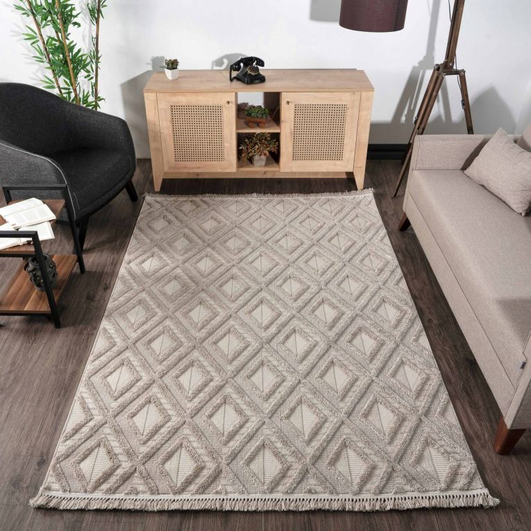 Tappeto Johnstown, 80x150 cm, Beige