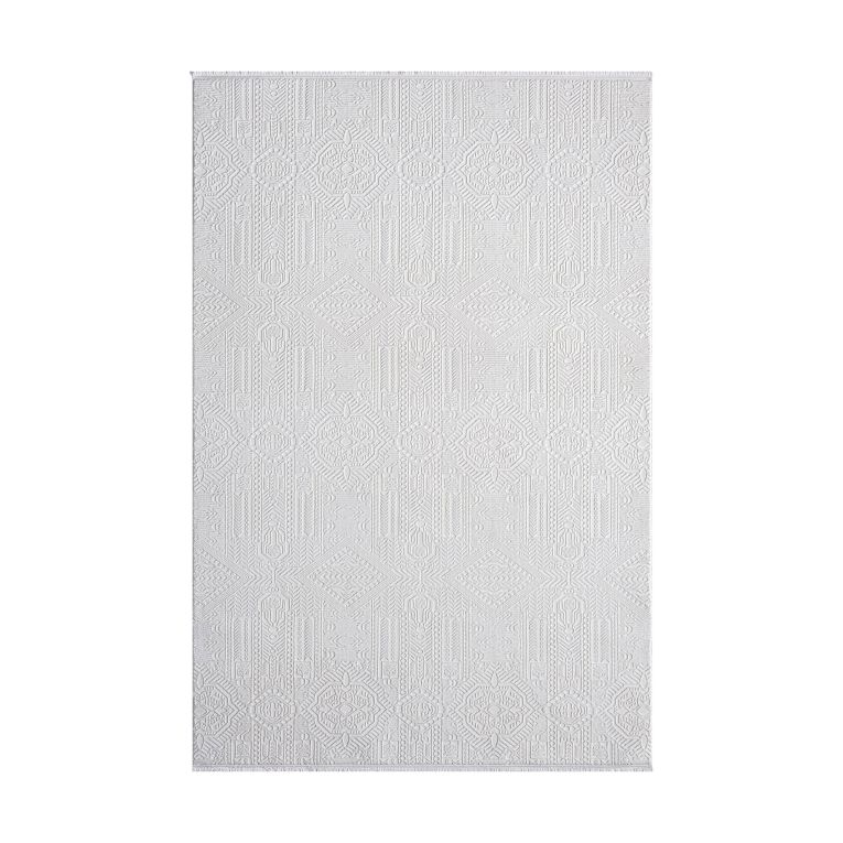Tappeto Lyndhurst, Bianco, 80x250 cm