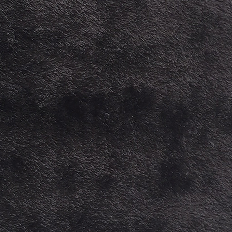 Tappeto Nero Altezza Pelo 35 mm 100% Poliestere Forma Rettangolare 110x60 cm, Adatto a Riscaldamento a Pavimento - Lateleha