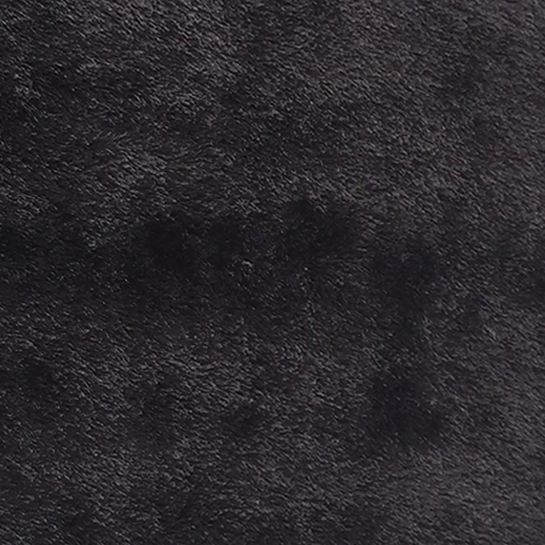Tappeto Nero Altezza Pelo 35 mm 100% Poliestere Forma Rettangolare 140x70 cm, Adatto a Riscaldamento a Pavimento - Latemeri