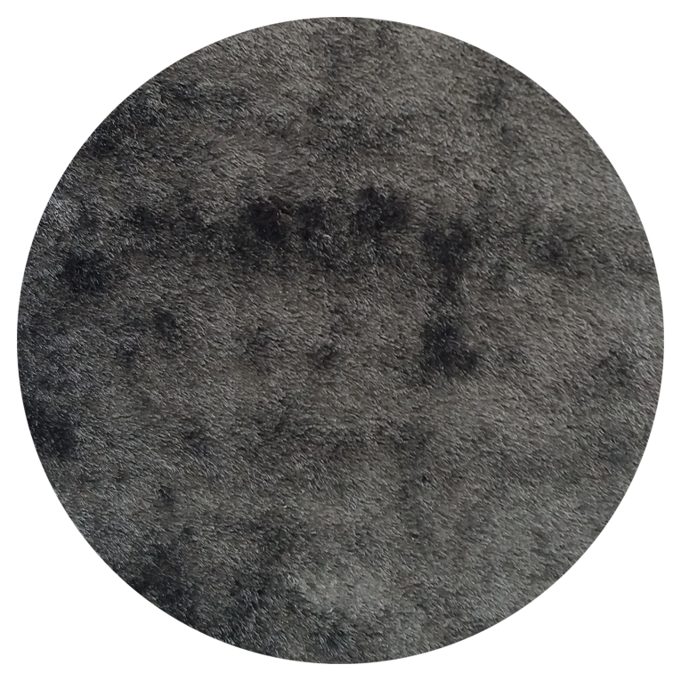 Tappeto Nero Antracite Altezza Pelo 35 mm 100% Poliestere Forma Rettangolare 230x160 cm, Adatto a Riscaldamento a Pavimento - Latipa