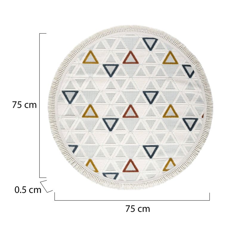 Tappeto New Lexington, Multicolore, 75x75 cm
