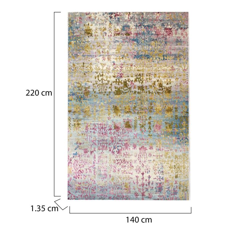 Tappeto North Ridgeville, Multicolore, 140x220 cm