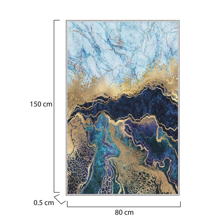 Tappeto Pataskala, Multicolore, 80x150 cm