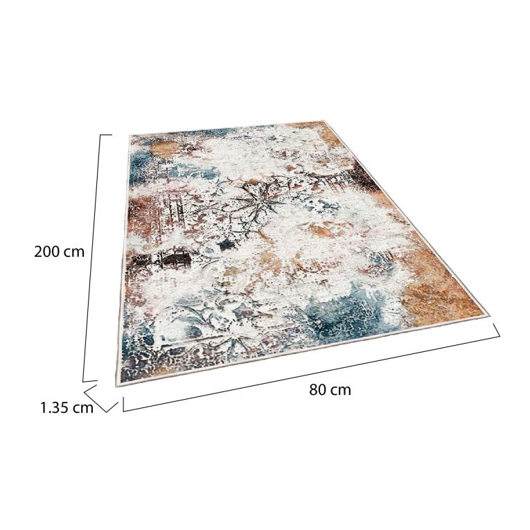Tappeto Rocky River, Multicolore, 80x200 cm