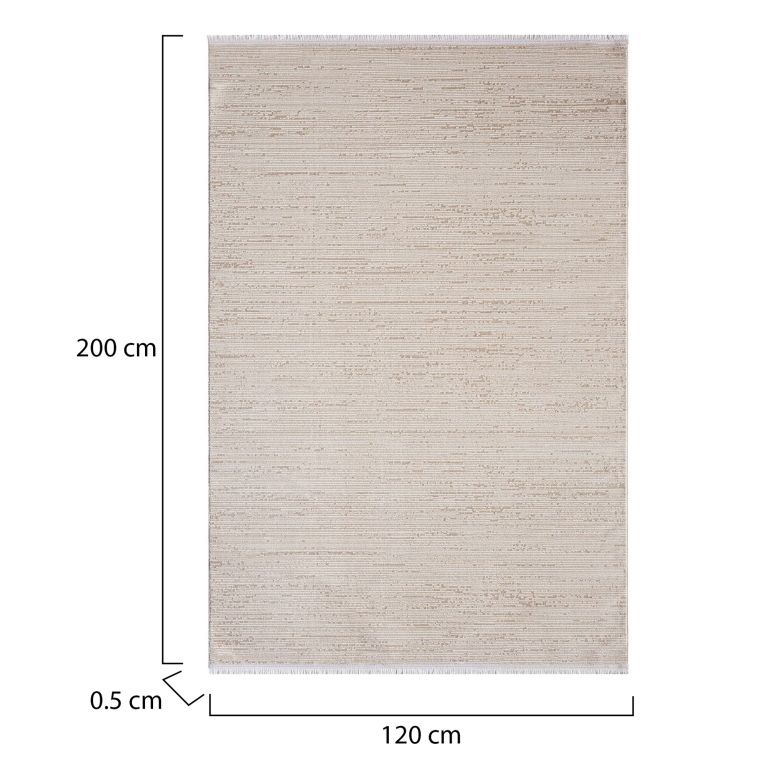 Tappeto Wheelersburg, Beige, 120x200 cm