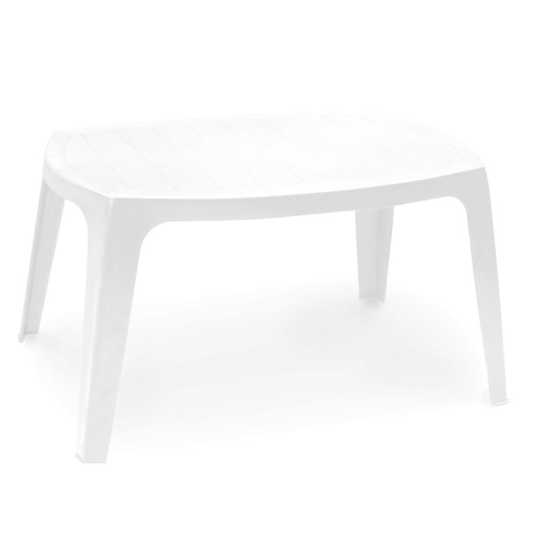 Tavolino da Esterno Bianco 2 Posti 76x49x43h cm, Made in Italy - Mclendon