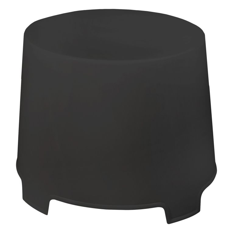 Tavolino da Esterno Nero Antracite 2 Posti 46x40x38h cm, Made in Italy - Crudup