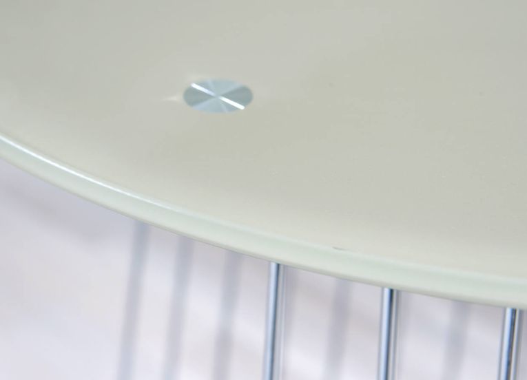 Tavolino da salotto BadHonnef, Tavolo basso da caffè, Portariviste per divano, Ripiano da soggiorno, 50x50 h50 cm, Grigio