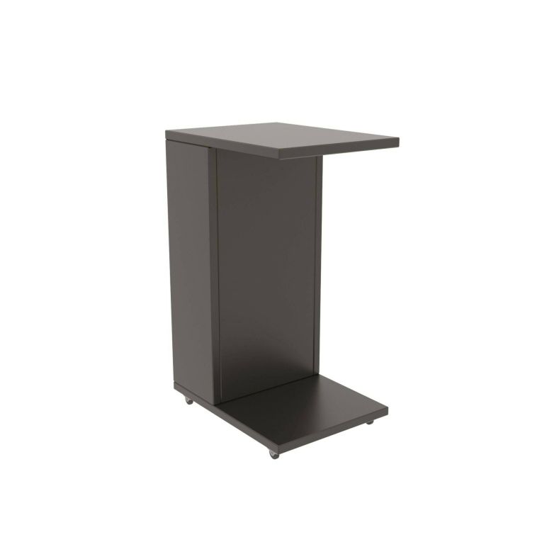 Tavolino da salotto Belel, Tavolo basso da soggiorno, Ripiano da caffè, Tavolino per divano, 30x40h63 cm, Antracite