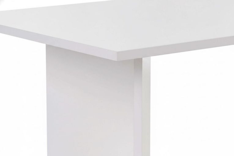 Tavolino da Salotto Bianco Forma Rettangolare Materiale Piano in Legno Nobilitato 119x60x40h cm, Colore Ripiano Bianco - Turate