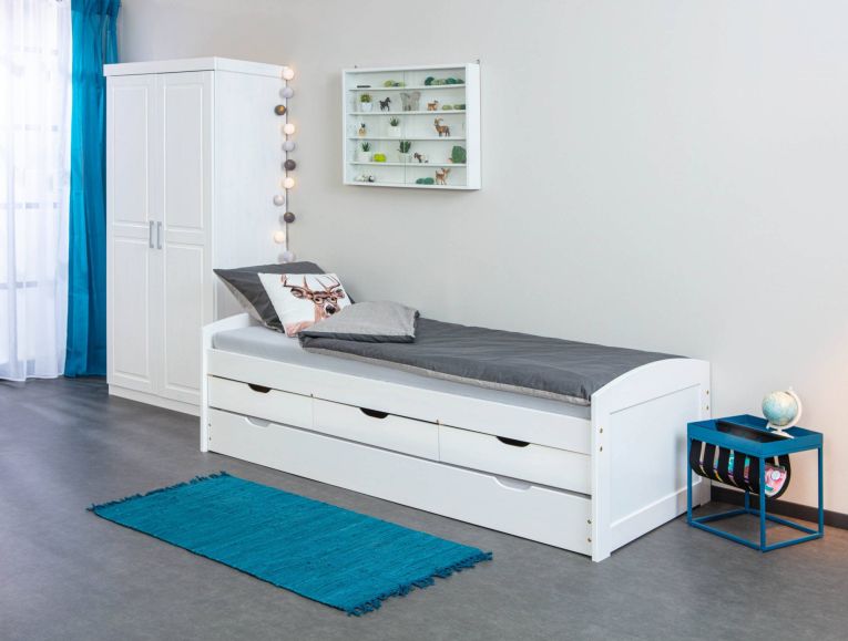 Tavolino da Salotto blu Forma Quadrata Materiale Piano in Metallo 35x40x35h cm, Colore Ripiano blu - Limana