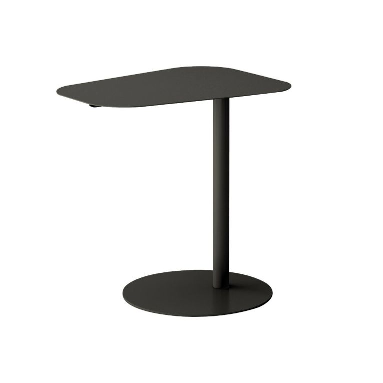 Tavolino da salotto Ciliegia, Tavolo basso da caffè, Portariviste per divano, Ripiano da soggiorno, 50x38 h50 cm, Ardesia