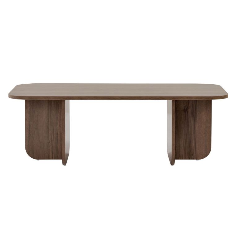Tavolino da Salotto Marrone Quercia Forma Rettangolare Materiale Piano in Legno Nobilitato 120x60x41h cm, Colore Ripiano Marrone - Nomeva