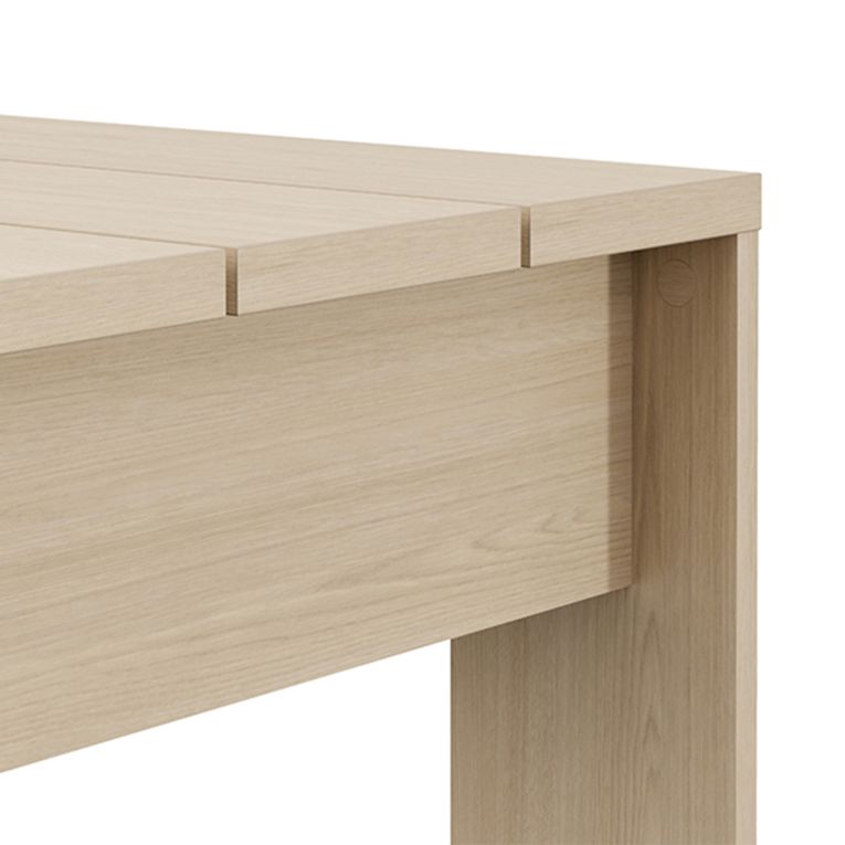 Tavolino da Salotto Marrone Rovere Forma Quadrato Colore Ripiano Marrone 67x67x43h cm, Sfumatura Colore Struttura Rovere - Magre