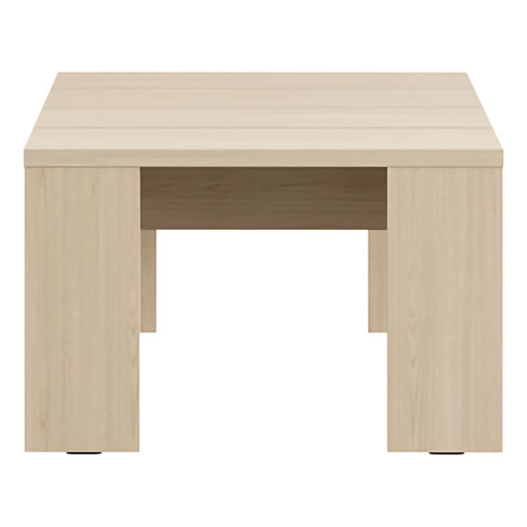Tavolino da Salotto Marrone Rovere Forma Quadrato Colore Ripiano Marrone 67x67x43h cm, Sfumatura Colore Struttura Rovere - Magre
