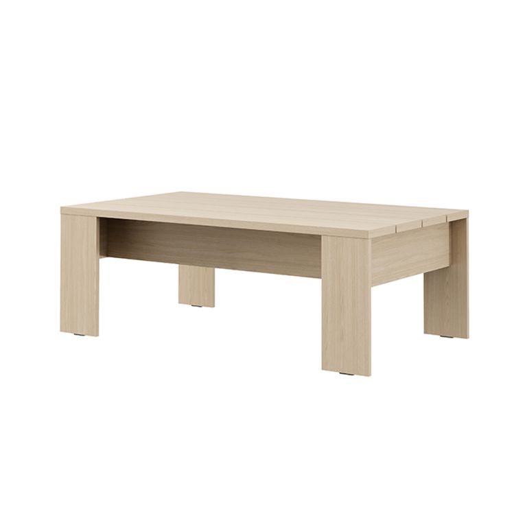 Tavolino da Salotto Marrone Rovere Forma Rettangolare Colore Ripiano Marrone 120x67x43h cm, Sfumatura Colore Struttura Rovere - Bertona