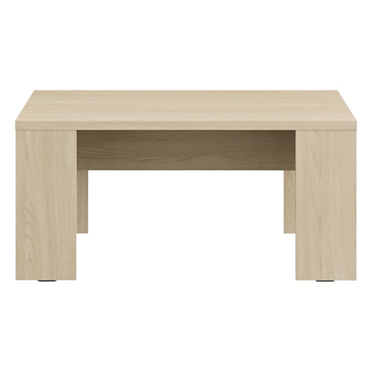Tavolino da Salotto Marrone Rovere Forma Rettangolare Colore Ripiano Marrone 90x50x43h cm, Sfumatura Colore Struttura Rovere - Riposto