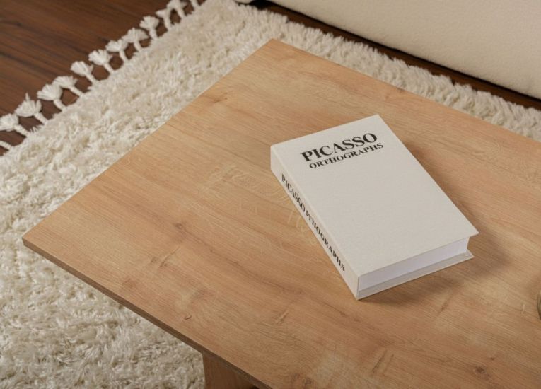 Tavolino da Salotto Marrone Rovere Forma Rettangolare Materiale Piano in Legno Nobilitato 119x60x40h cm, Colore Ripiano Marrone - Turate