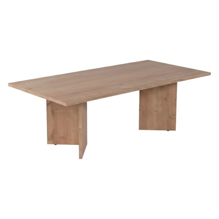 Tavolino da Salotto Marrone Rovere Forma Rettangolare Materiale Piano in Legno Nobilitato 119x60x40h cm, Colore Ripiano Marrone - Turate